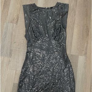 Zara Silver Sequence Dress